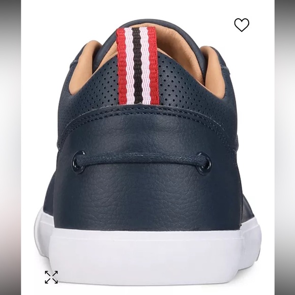 ⚓️ LACOSTE Bayliss Navy Leather Men’s Boat Casual Shoes - Picture 6 of 8